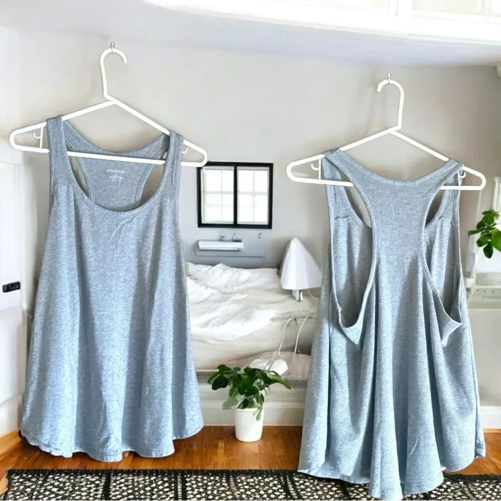 Xhilaration Sleepwear l Gray Racerback Tank Intimate Top l Flate Bottom l XLâEUC